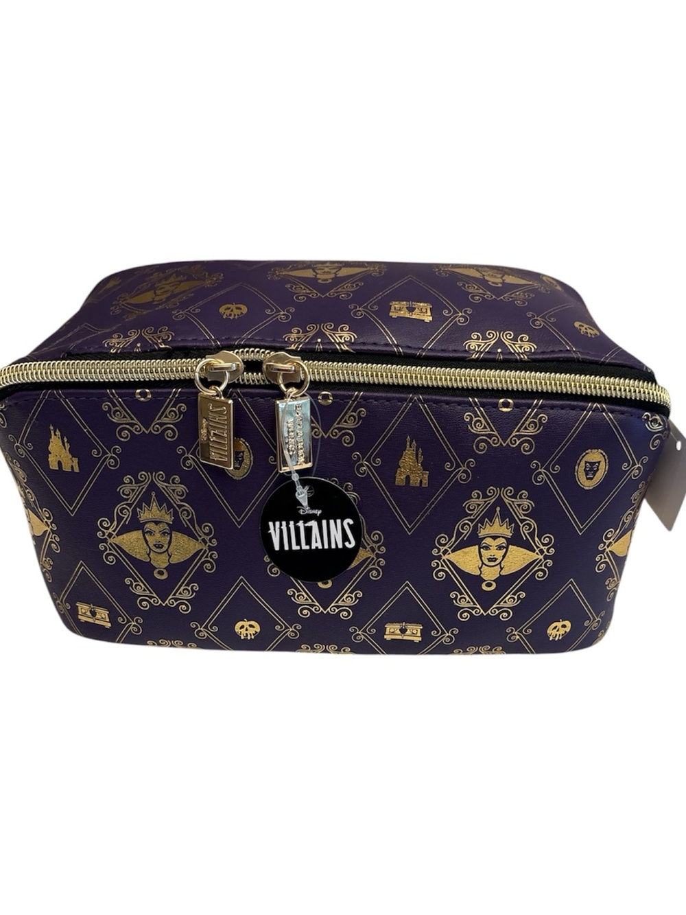 Bath & Body Works Disney Villains Collab Cosmetic Bag Evil Queen zip close NWT